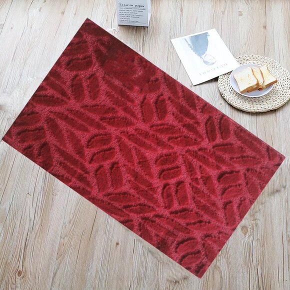 Windsor Burgundy 18X30'' Accent Rug Non-Slip - Picture 2 of 4